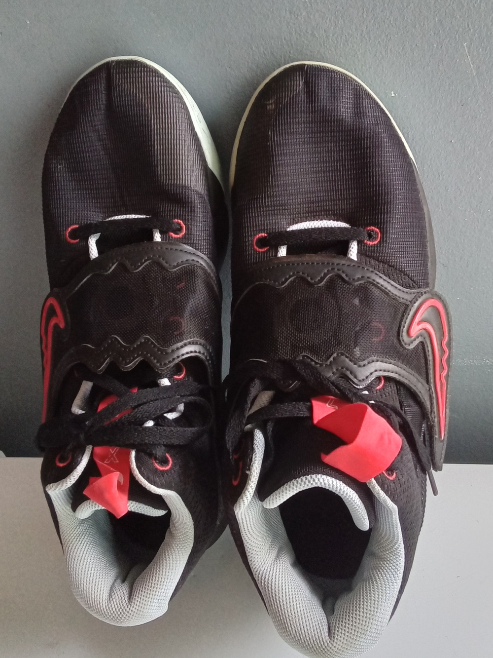 Nike KD Trey 5 X Basketball Shoes Black Bright Crimson DD9538-011 Mens